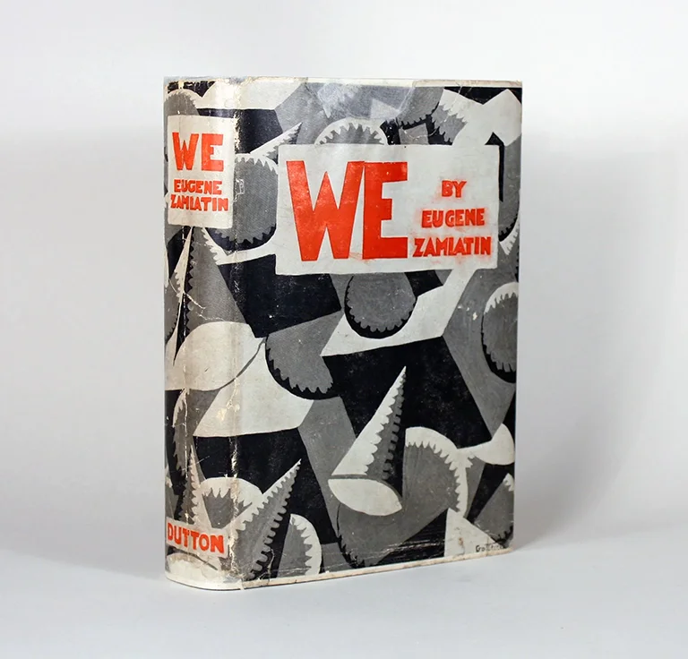 Primeira edição americana de “Nós” (1924), de Ievguêni Zamiátin, com dust jacket