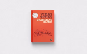 Montagem com base na capa de “Vidas secas”, de Graciliano Ramos